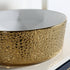 Dowell 16-3/4" Bathroom Round Ceramic Vessel Sink - 6-1/4" Deep - 000 1616 16 Series