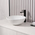 Dowell 16" Bathroom Round Ceramic Vessel Sink - 6-1/4" Deep - 000 1616 Series