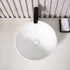 Dowell 16" Bathroom Round Ceramic Vessel Sink - 6-1/4" Deep - 000 1616 Series