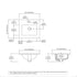Dowell 18" Bathroom Ceramic Topmount Basin with Overflow - 4-7/16" Deep - 000 1816B Series