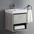 Dowell 18-1/4" Bathroom Topmount Resin Basin with Overflow - One 13-1/2" Sink, 4-3/8" Deep - 000 1818BP Series