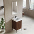 Dowell 18-1/4" Bathroom Topmount Resin Basin with Overflow - One 13-1/2" Sink, 4-3/8" Deep - 000 1818BP Series