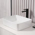 Dowell 19" Bathroom Rectangle Ceramic Vessel Sink - 5-1/8" Deep - 000 1915 Series