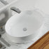 Dowell 20" Bathroom Oval Ceramic Vessel Sink - 5-7/8" Deep - 000 2015 Series