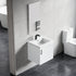 Dowell 21" Bathroom Sink - Single Bowl Resin Basin, Rectangular Drop In with Overflow, White - 000 2118BP Series