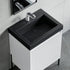 Dowell 24" Bathroom Topmount Resin Basin with Overflow - One 19-1/4" Sink, 4-3/8" Deep - 000 2418BP Series