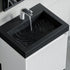 Dowell 24" Bathroom Topmount Resin Basin with Overflow - One 19-1/4" Sink, 4-3/8" Deep - 000 2418BP Series