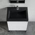 Dowell 24" Bathroom Topmount Resin Basin with Overflow - One 19-1/4" Sink, 4-3/8" Deep - 000 2418BP Series