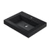 Dowell 24" Bathroom Topmount Resin Basin with Overflow - One 19-1/4" Sink, 4-3/8" Deep - 000 2418BP Series