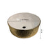 Dowell 16-3/4" Bathroom Round Ceramic Vessel Sink - 6-1/4" Deep - 000 1616 16 Series