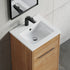 Dowell 18" Bathroom Ceramic Topmount Basin with Overflow - 4-7/16" Deep - 000 1816B Series
