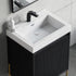 Dowell 24" Bathroom Topmount Resin Basin with Overflow - One 19-1/4" Sink, 4-3/8" Deep - 000 2418BP Series