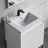 Dowell 24" Bathroom Topmount Ceramic Basin with Overflow - One 16-1/8" Sink, 5-1/8" Deep - 000 2418BT Series