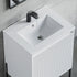 Dowell 24" Bathroom Topmount Ceramic Basin with Overflow - One 16-1/2" Sink, 4-3/8" Deep - 000 2418B Series