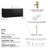 Dowell 60¡°(Fluted Bathroom Vanity Set ¡°(Assembled Cabinet Base with 4 Soft-Close Doors, Shelves & Resin Basin - 002 60 Series
