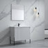 Dowell 36¡°(Fluted Bathroom Vanity Set ¡°(Assembled Cabinet Base with 2 Soft-Close Doors, Shelves & Ceramic/Resin Single Basin, Black/Golden Legs- 002 36 Series