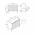 Dowell 36¡°(Fluted Bathroom Vanity Set ¡°(Assembled Cabinet Base with 2 Soft-Close Doors, Shelves & Ceramic/Resin Single Basin, Black/Golden Legs- 002 36 Series