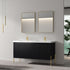 Dowell 60¡°(Fluted Bathroom Vanity Set ¡°(Assembled Cabinet Base with 4 Soft-Close Doors, Shelves & Resin Basin - 002 60 Series