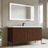 Dowell 60¡°(Fluted Bathroom Vanity Set ¡°(Assembled Cabinet Base with 4 Soft-Close Doors, Shelves & Resin Basin - 002 60 Series