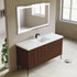 Dowell 60¡°(Fluted Bathroom Vanity Set ¡°(Assembled Cabinet Base with 4 Soft-Close Doors, Shelves & Resin Basin - 002 60 Series