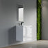 Dowell 24" Wall-Mounted Floating Bathroom Vanity ¡°(Pre-Assembled, White/Black, with Two Drawers and a Single Basin- 004 24 Series