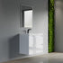 Dowell 30" Wall-Mounted Floating Bathroom Vanity ¡°(Pre-Assembled, White/Black, with Two Drawers and a Single Basin - 004 30 Series
