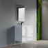 Dowell 30" Wall-Mounted Floating Bathroom Vanity ¡°(Pre-Assembled, White/Black, with Two Drawers and a Single Basin - 004 30 Series