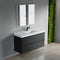 Dowell 48" Wall-Mounted Floating Bathroom Vanity ¡°(Pre-Assembled, White/Black, with Two Drawers and a Double/Single Resin Basin - 004 48 Series