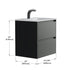 Dowell 24" Wall-Mounted Floating Bathroom Vanity ¡°(Pre-Assembled, White/Black, with Two Drawers and a Single Basin- 004 24 Series