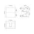 Dowell 24" Wall-Mounted Floating Bathroom Vanity ¡°(Pre-Assembled, White/Black, with Two Drawers and a Single Basin- 004 24 Series