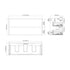 Dowell 48" Wall-Mounted Floating Bathroom Vanity ¡°(Pre-Assembled, White/Black, with Two Drawers and a Double/Single Resin Basin - 004 48 Series