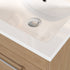 Dowell 18"  Unassembled Freestanding Bathroom Vanity Kit with White Ceramic Basin -  One or Two Soft-Close Doors, One Shelf - 012 Series - Oak Natural