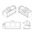 Dowell 48" Wall-Mounted Bathroom Vanity with Single Basin ¡°( One Soft-Close Drawer, One Open Shelf - 015 Series - Grey Ashtree