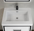 Dowell 24" Freestanding White Bathroom Vanity with Single Basin - One/Two Soft-Close Drawers and One/Two Open Shelves - 028 Series