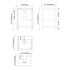 Dowell 24" Freestanding White Bathroom Vanity with Single Basin - One/Two Soft-Close Drawers and One/Two Open Shelves - 028 Series