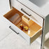 Dowell 30" Freestanding White Bathroom Vanity with Single Basin - One/Two Soft-Close Drawers and One/Two Open Shelves - 028 Series