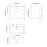 Dowell  36" Freestanding White Bathroom Vanity with Single Basin - One/Two Soft-Close Drawers and One/Two Open Shelves - 028 Series