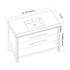 Dowell 48" Freestanding White Bathroom Vanity with Single Basin - One/Two Soft-Close Drawers and One/Two Open Shelves - 028 Series