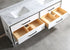 Dowell 30" Freestanding White Bathroom Vanity with Single Basin - One/Two Soft-Close Drawers and One/Two Open Shelves - 028 Series