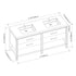 Dowell 30" Freestanding White Bathroom Vanity with Single Basin - One/Two Soft-Close Drawers and One/Two Open Shelves - 028 Series