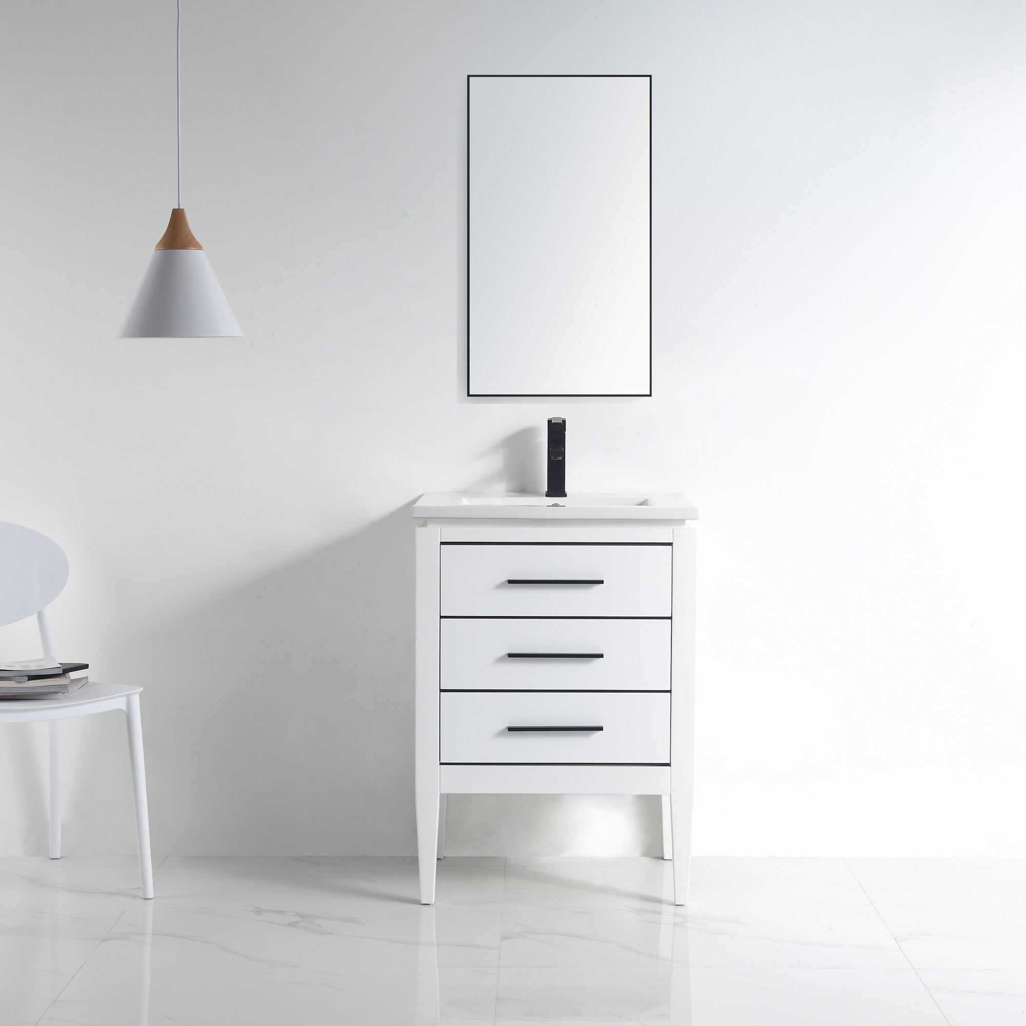 031 Series-24 Inch Bathroom Vanity Set