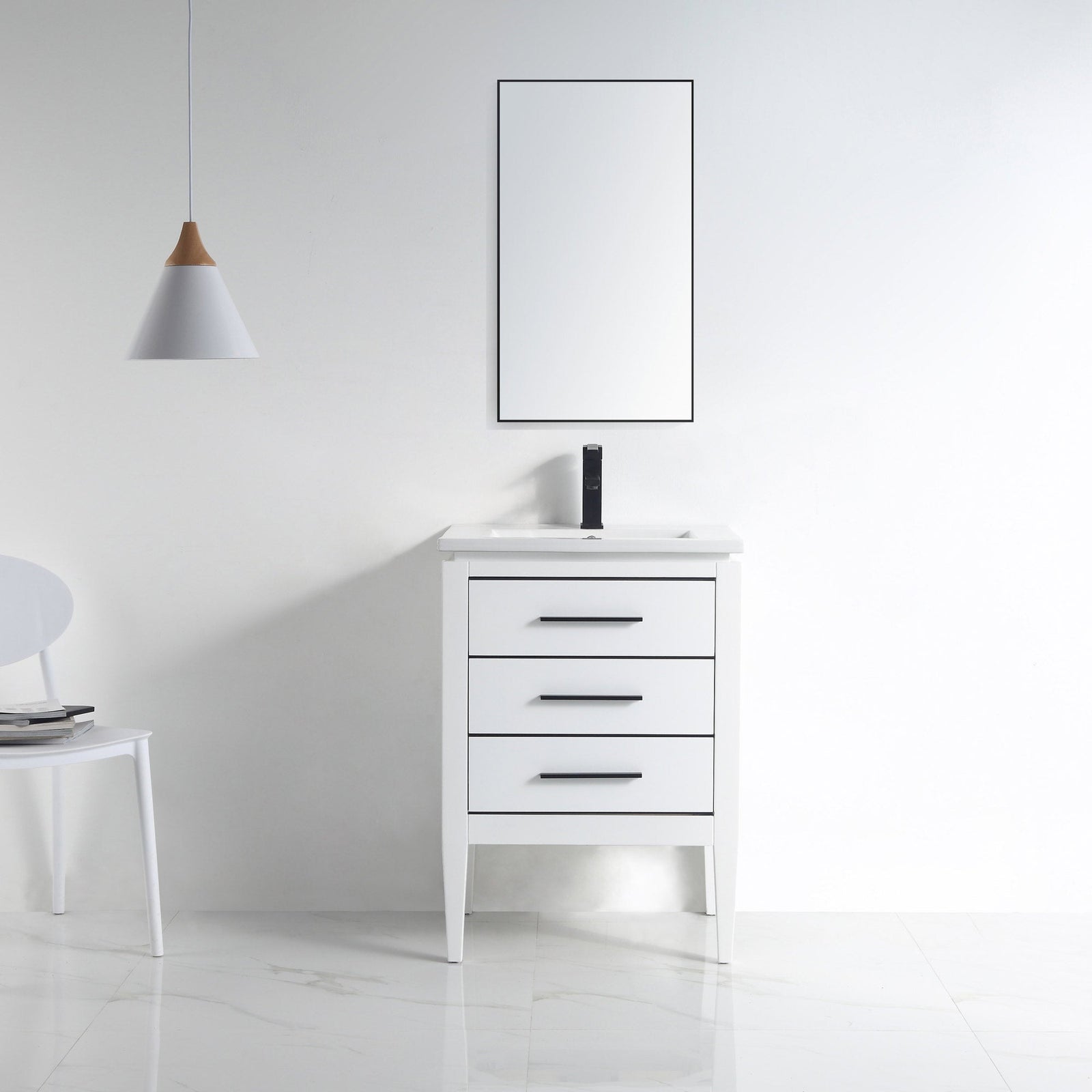 031 Series-24 Inch Bathroom Vanity Set
