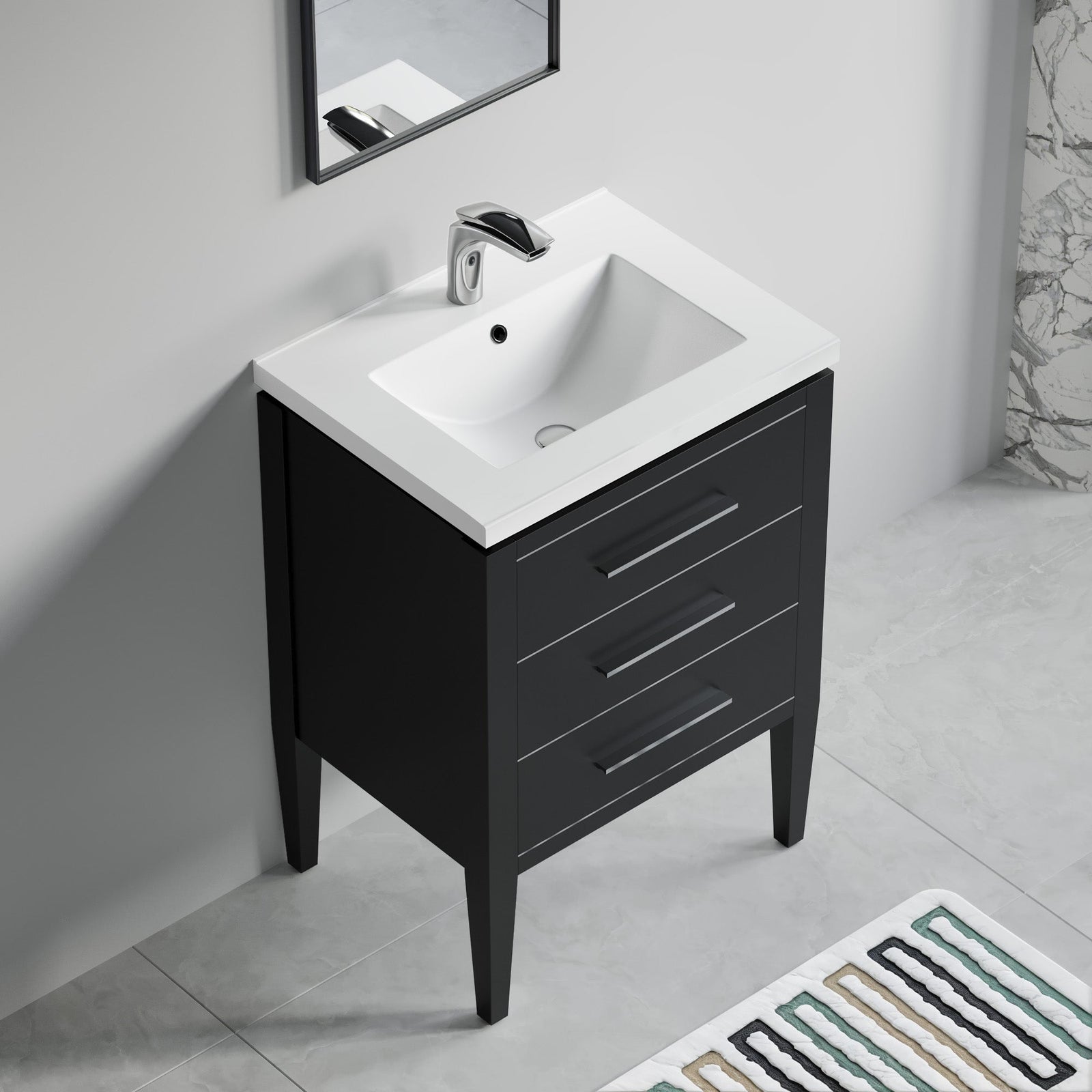 031 Series-24 Inch Bathroom Vanity Set