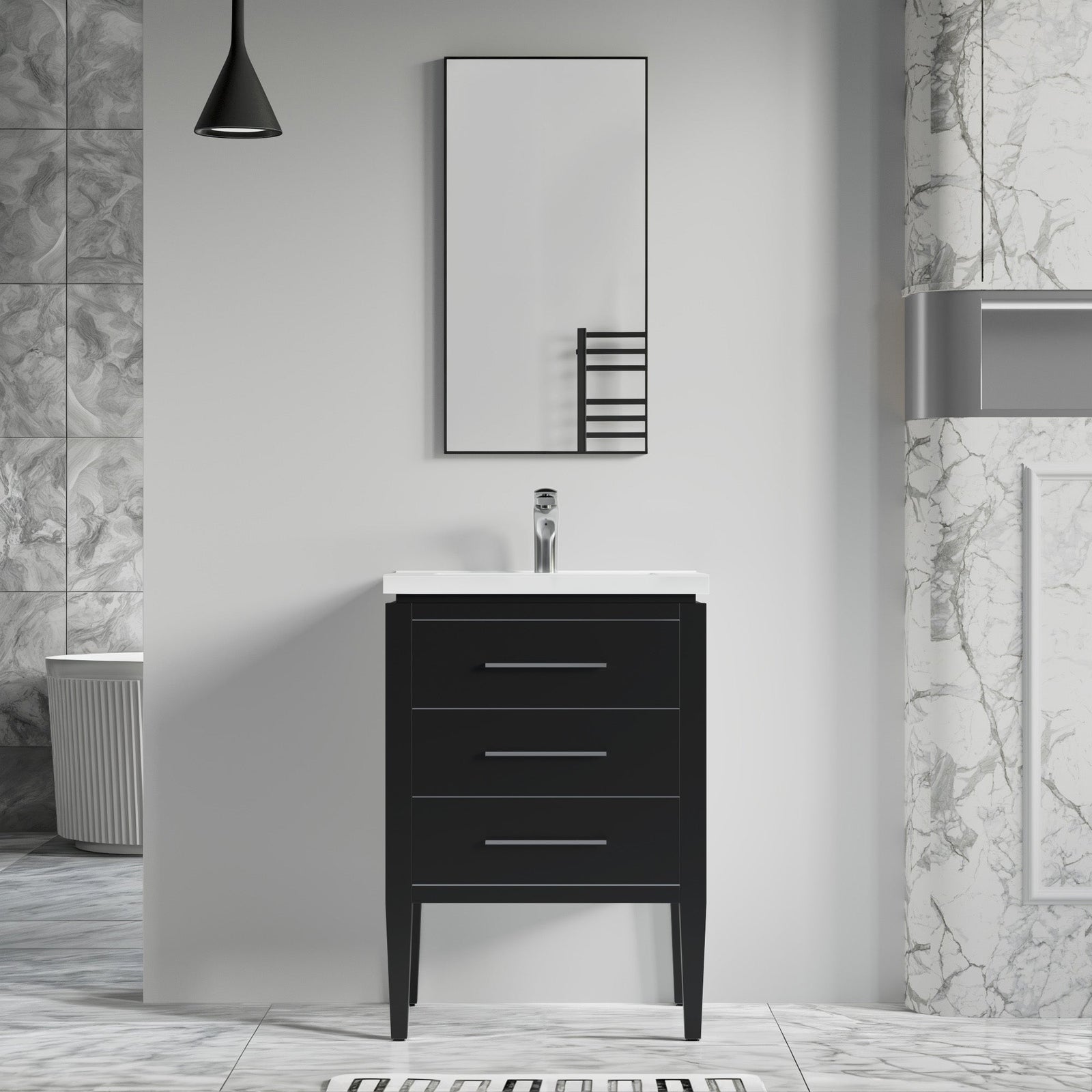 031 Series-24 Inch Bathroom Vanity Set