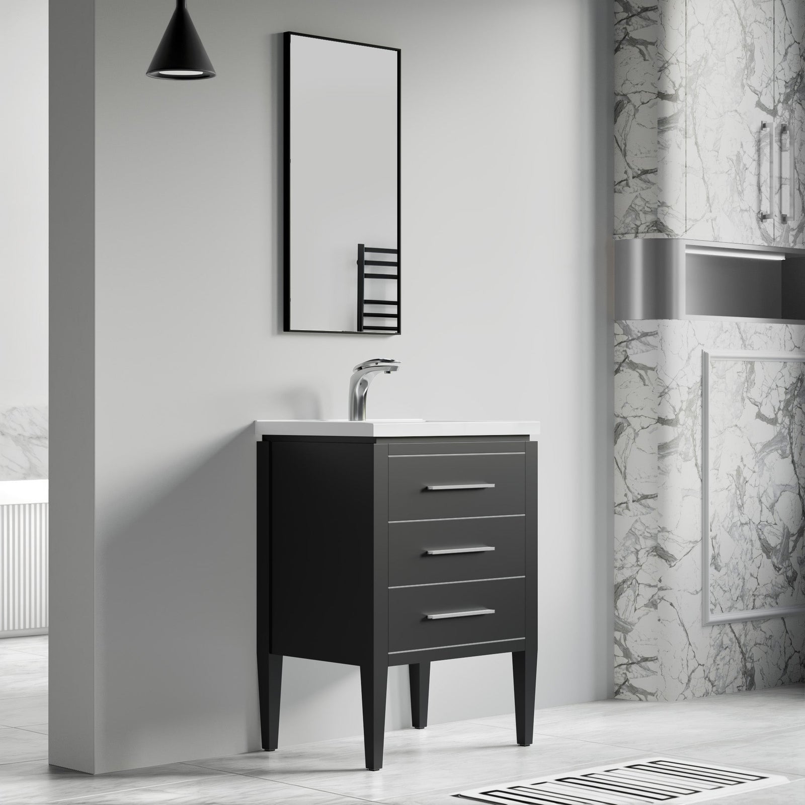 031 Series-24 Inch Bathroom Vanity Set
