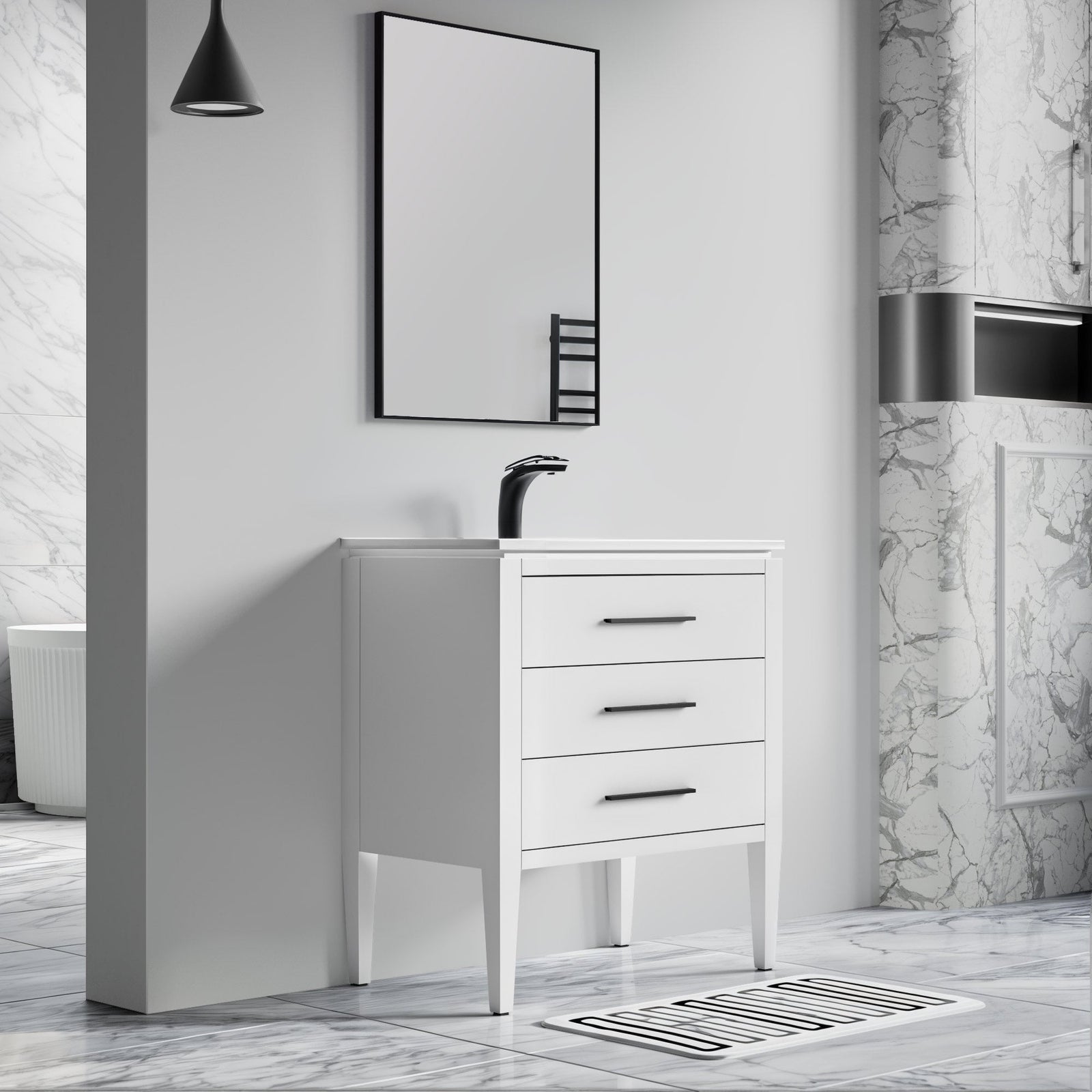031 Series-30 Inch Bathroom Vanity Set