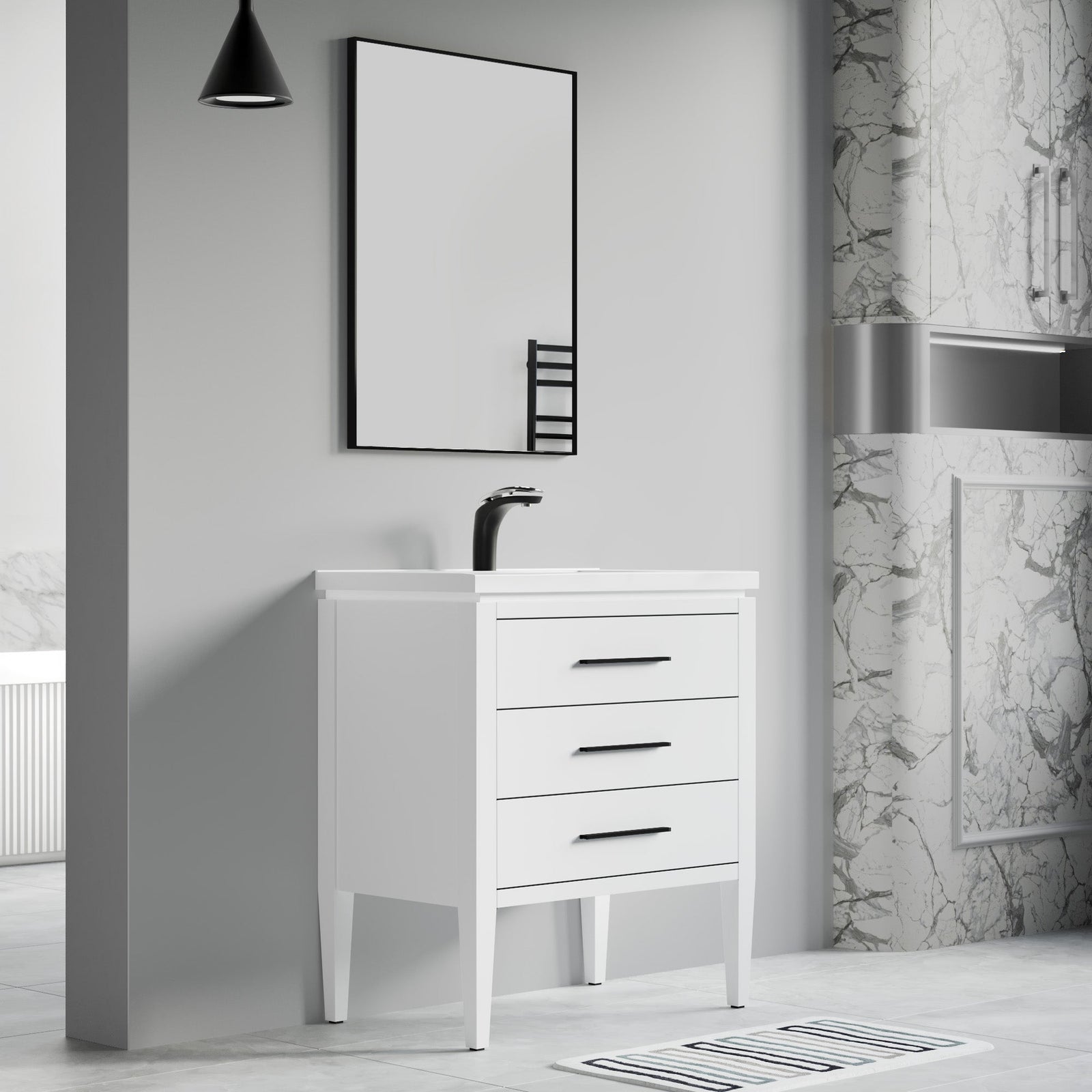 031 Series-30 Inch Bathroom Vanity Set