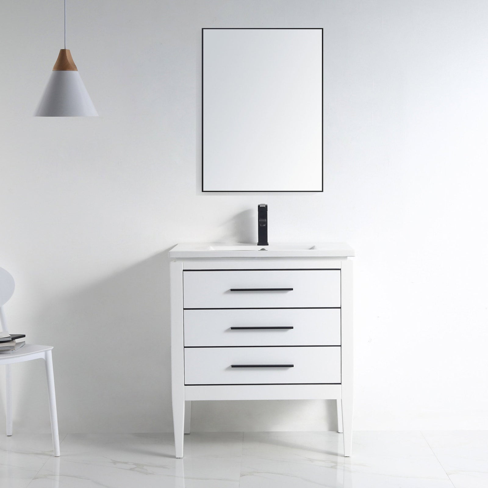 031 Series-30 Inch Bathroom Vanity Set