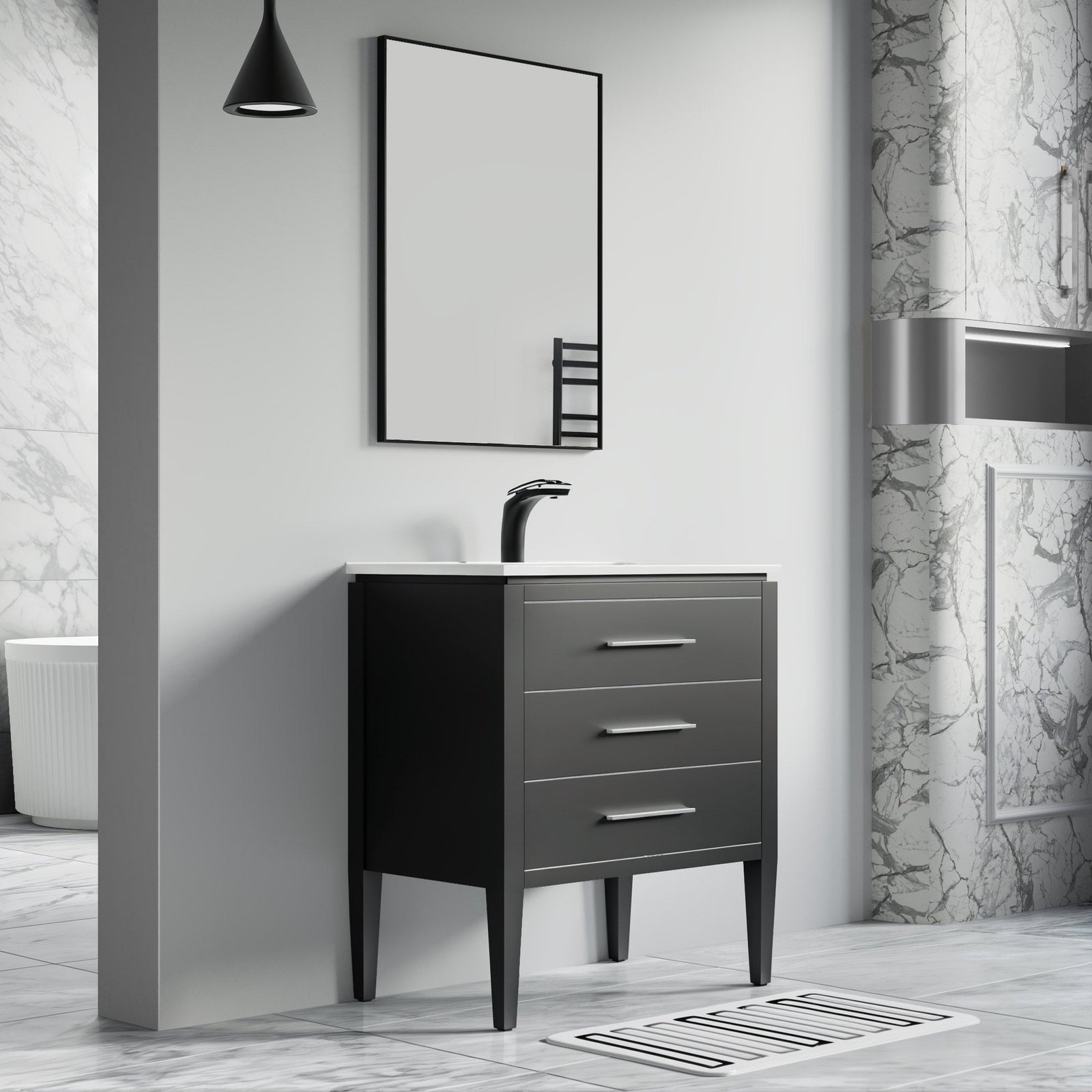 031 Series-30 Inch Bathroom Vanity Set