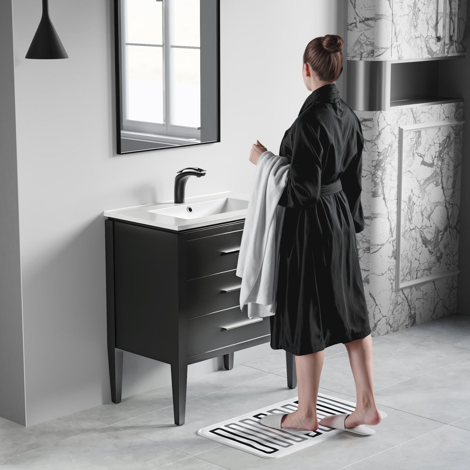 031 Series-30 Inch Bathroom Vanity Set